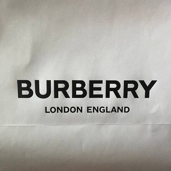 Authentic Oversized Burberry Shopping Paper Bag - Picture 3 of 6